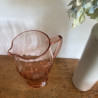 Service à orangeade - Carafe & Verres roses - Années 50