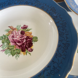 Assiettes creuses en porcelaine (lot de 6) - L'Amandinoise - 1546