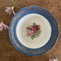 Assiettes creuses en porcelaine (lot de 6) - L'Amandinoise - 1546