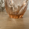 Vase vintage rose - légère ébréchure