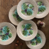 Assiettes en barbotine (lot de 11) - 215 K