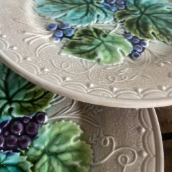Assiettes en barbotine (lot de 11) - 215 K