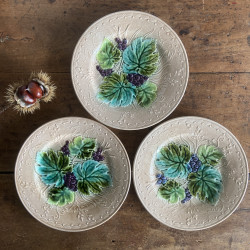 Assiettes en barbotine (lot de 11) - 215 K