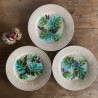 Assiettes en barbotine (lot de 11) - 215 K