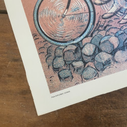 Poster ancien - reproduction - "La Bicyclette Sanpene"