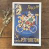 Poster ancien - reproduction - " Tous !!! Sur Vélo PETIT-BRETON "