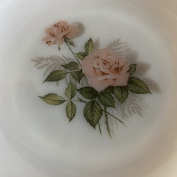 Assiette à dessert - Arcopal - Roses