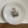 Assiette à dessert - Arcopal - Roses