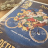 Poster ancien - reproduction - " Tous !!! Sur Vélo PETIT-BRETON "
