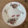 Assiette plate - Terre de Fer - Saint-Amand & Hamage - Pavots