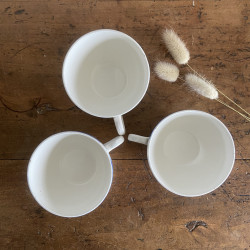 Set de tasses à café (lot de 6) - Digoin Sarreguemines - Jacquot