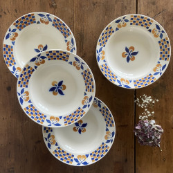 Assiettes creuses (lot de 4) - Badonviller - Beauvais