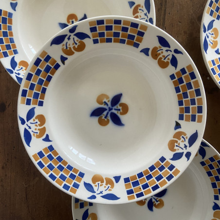Assiettes creuses (lot de 4) - Badonviller - Beauvais