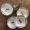 Assiettes creuses (lot de 4) - Badonviller - Cuba