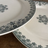 Assiettes plates (lot de 3) - U&C Sarreguemines - Dahomey