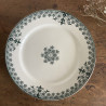 Assiettes plates (lot de 3) - U&C Sarreguemines - Dahomey