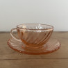 Tasse à expresso & sous-tasse - Arcoroc - Rosaline