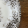 Assiettes plates (1) (lot de 6) - K&G Lunéville - Eglantine