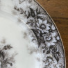 Assiettes plates (1) (lot de 6) - K&G Lunéville - Eglantine