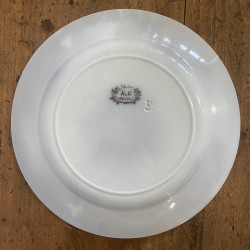 Assiettes plates (1) (lot de 6) - K&G Lunéville - Eglantine