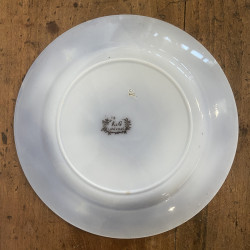 Assiettes plates (1) (lot de 6) - K&G Lunéville - Eglantine