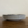 Assiettes plates (1) (lot de 6) - K&G Lunéville - Eglantine