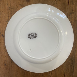 Assiettes plates (2) (lot de 6) - K&G Lunéville - Eglantine