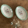Raviers en porcelaine (lot de 2) - Digoin Sarreguemines - Cafés Gilbert
