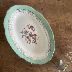 Raviers en porcelaine (lot de 2) - Digoin Sarreguemines - Cafés Gilbert