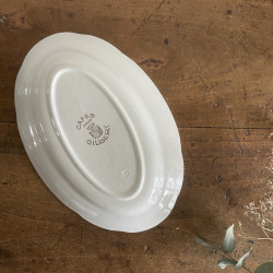 Raviers en porcelaine (lot de 2) - Digoin Sarreguemines - Cafés Gilbert