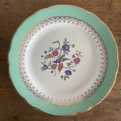 Assiettes à dessert en porcelaine (lot de 6) - Digoin Sarreguemines - Cafés Gilbert