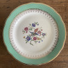 Assiettes à dessert en porcelaine (lot de 6) - Digoin Sarreguemines - Cafés Gilbert