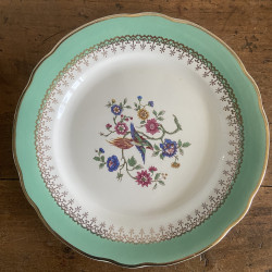 Assiettes à dessert en porcelaine (lot de 6) - Digoin Sarreguemines - Cafés Gilbert