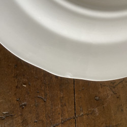 Assiettes à dessert en porcelaine (lot de 6) - Digoin Sarreguemines - Cafés Gilbert