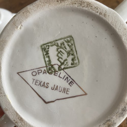 Service à café - Salins - Opaceline - Texas Jaune