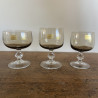 Service de verres vintage (lot de 18)- Luminarc - Noir fumé