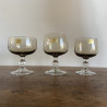 Service de verres vintage (lot de 18)- Luminarc - Noir fumé