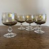 Service de verres vintage (lot de 18)- Luminarc - Noir fumé