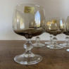 Service de verres vintage (lot de 18)- Luminarc - Noir fumé