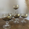 Service de verres vintage (lot de 18)- Luminarc - Noir fumé