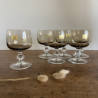 Service de verres vintage (lot de 18)- Luminarc - Noir fumé