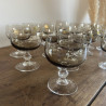 Service de verres vintage (lot de 18)- Luminarc - Noir fumé