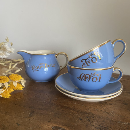 Service à café - Villeroy & Boch - Nous Deux - Bleu
