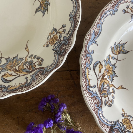 Duo d'assiettes creuses - Vieux Salins - Chevreuse
