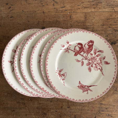 Assiettes plates (lot de 6) - Sarreguemines & Digoin - Favori - Lot 1
