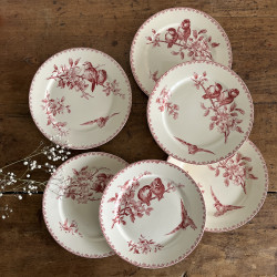 Assiettes plates (lot de 6) - Sarreguemines & Digoin - Favori - Lot 1