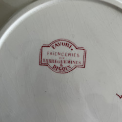 Assiettes plates (lot de 6) - Sarreguemines & Digoin - Favori - Lot 1