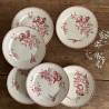 Assiettes plates (lot de 6) - Sarreguemines & Digoin - Favori - Lot 2