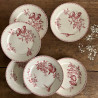 Assiettes plates (lot de 6) - Sarreguemines & Digoin - Favori - Lot 2