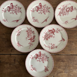 Assiettes plates (lot de 6) - Sarreguemines & Digoin - Favori - Lot 2